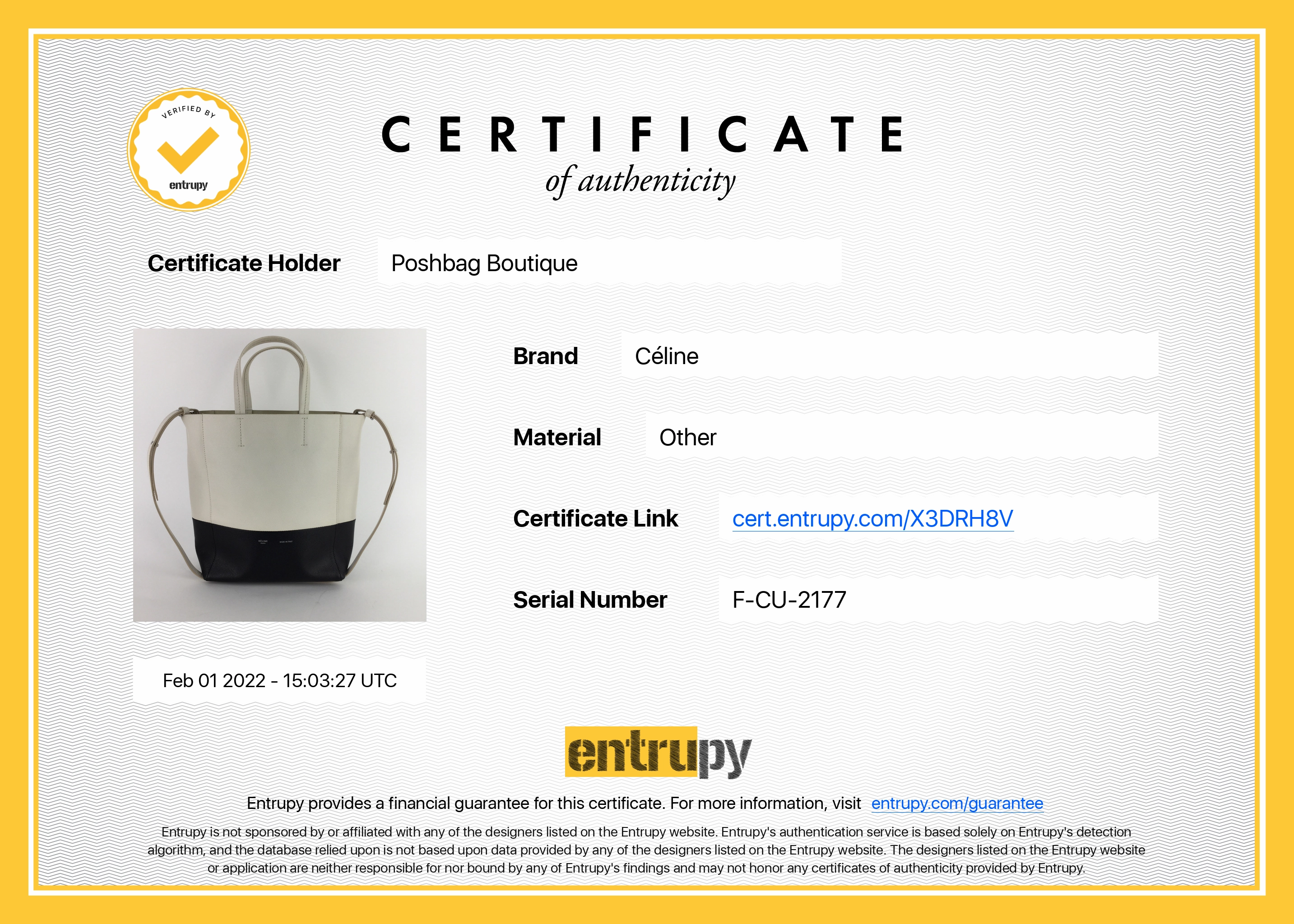 Vertical Cabas Small Bicolour Tote Bag
