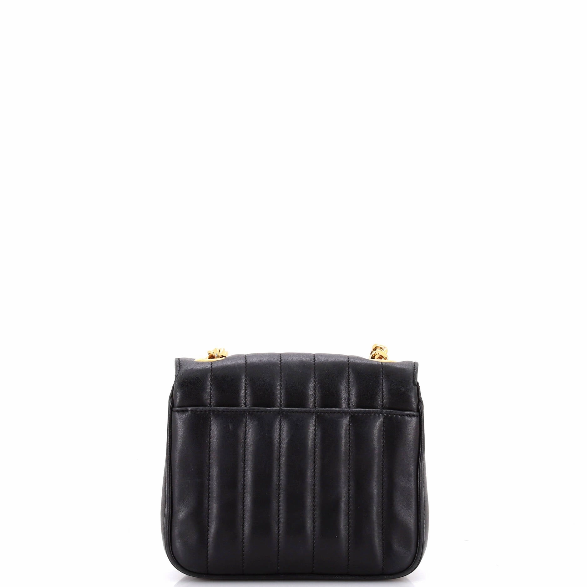 Vicky Crossbody Bag Vertical Quilted Leather Small