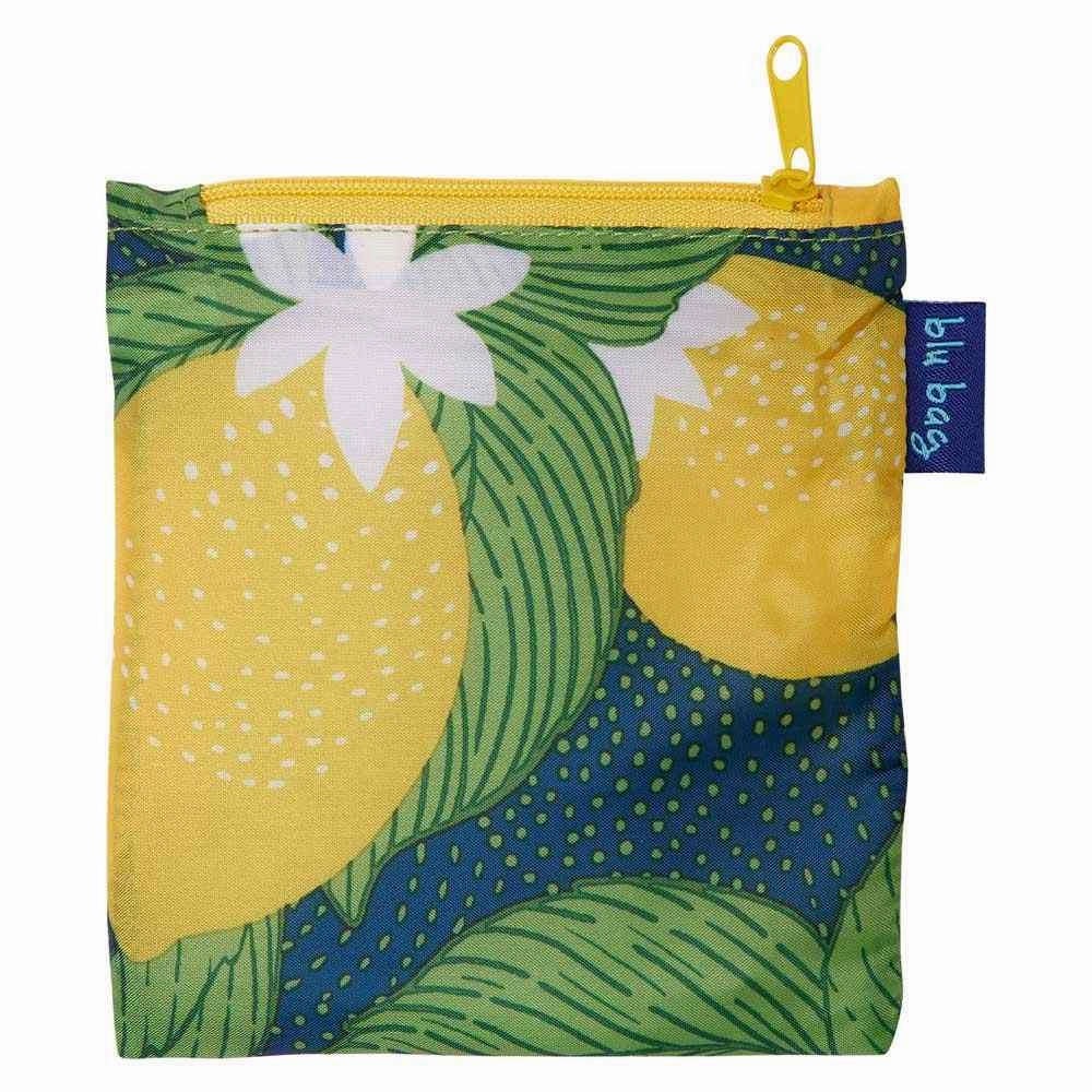 Vintage Lemons blu Bag Reusable Shopping Bag-Machine washable