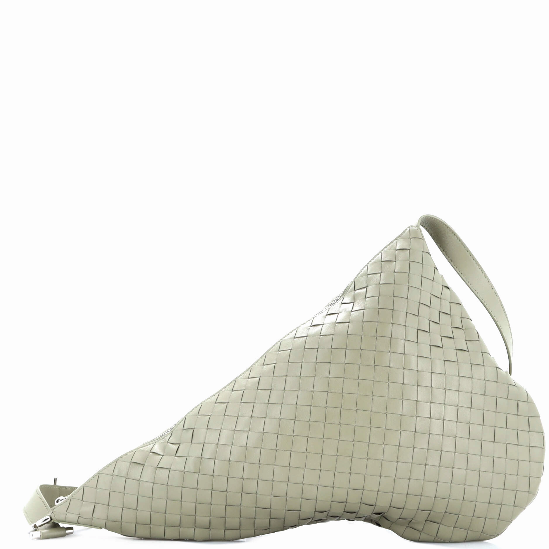 Virgule Shoulder Bag Intrecciato Nappa Large