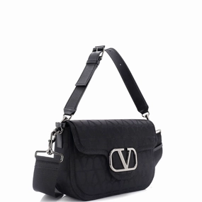 VLogo Flap Shoulder Bag Iconographe Technical Fabric