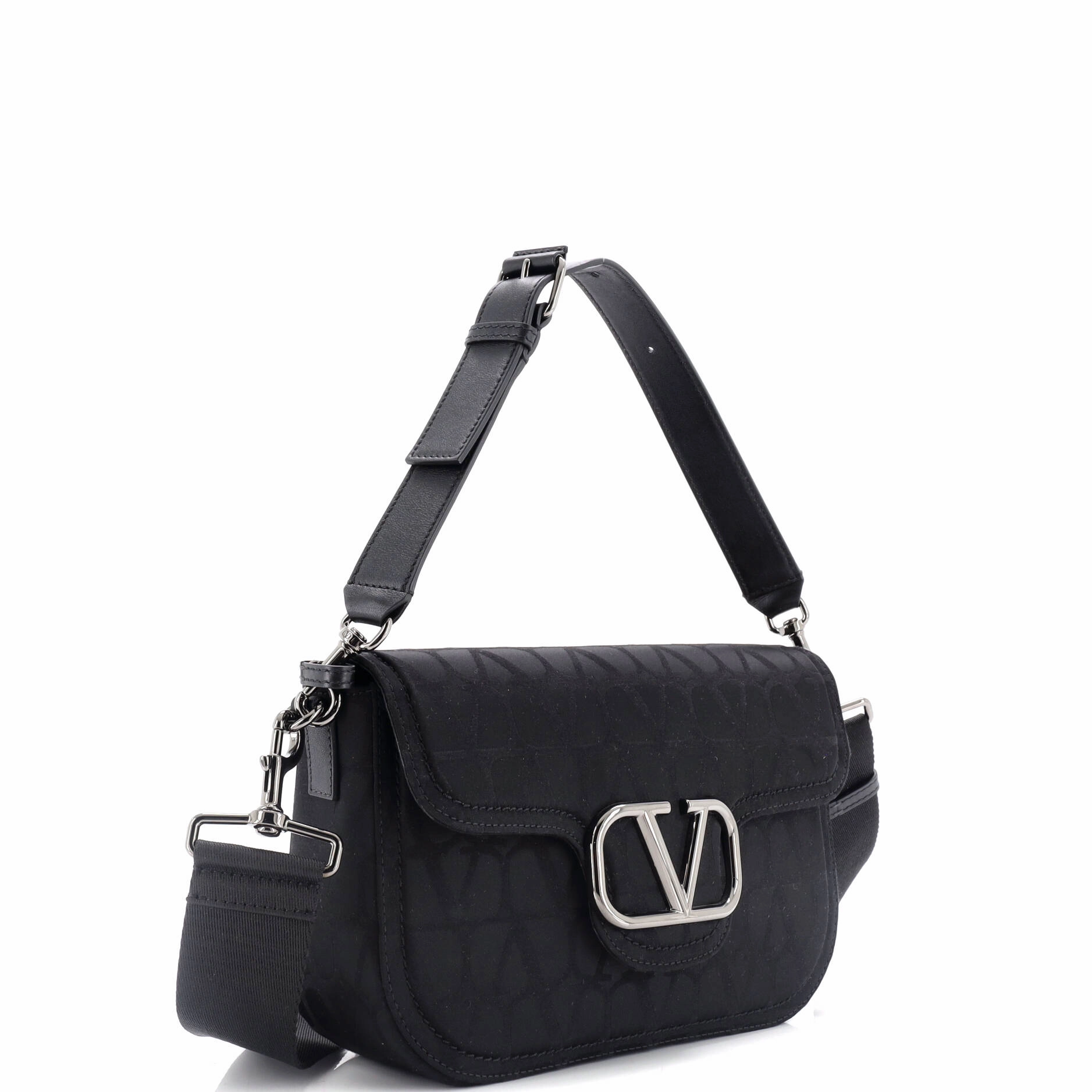 VLogo Flap Shoulder Bag Iconographe Technical Fabric