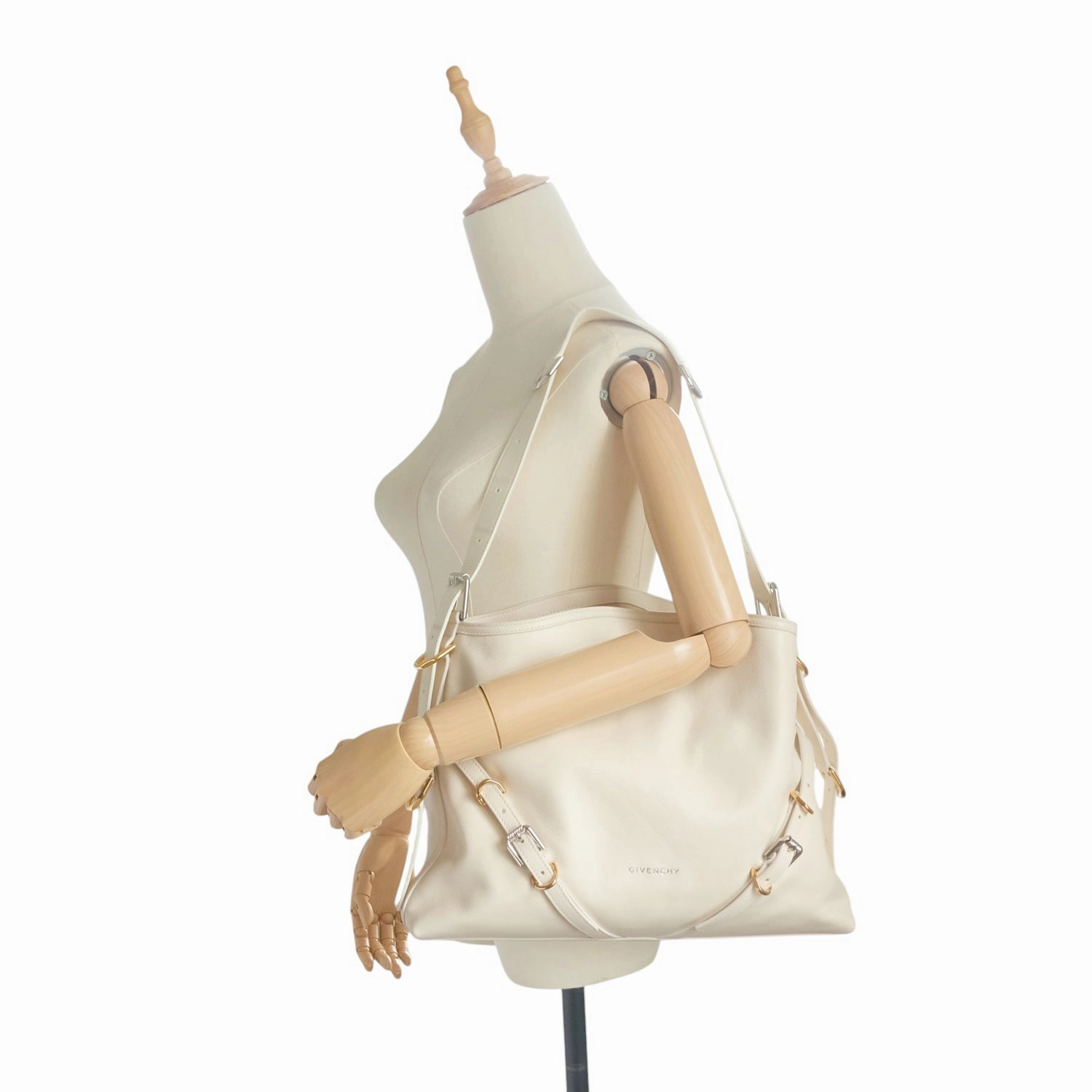 Voyou Medium Calfskin Leather Bag