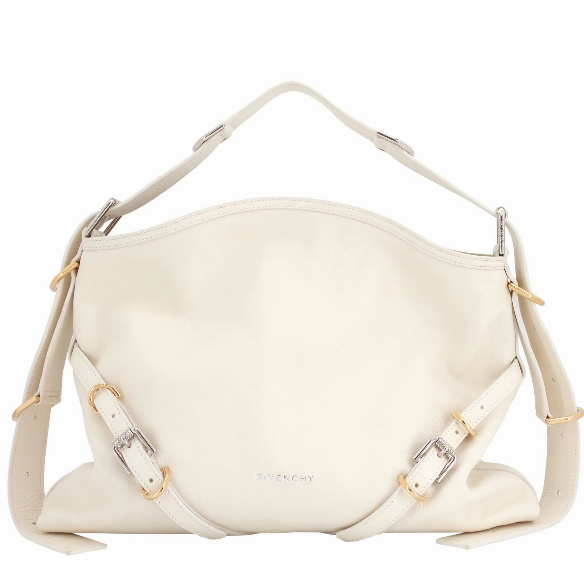Voyou Medium Calfskin Leather Bag