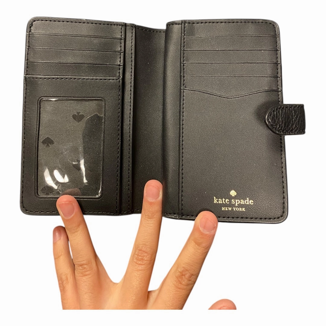 Wallet Designer By Kate Spade In Black, Size:Small