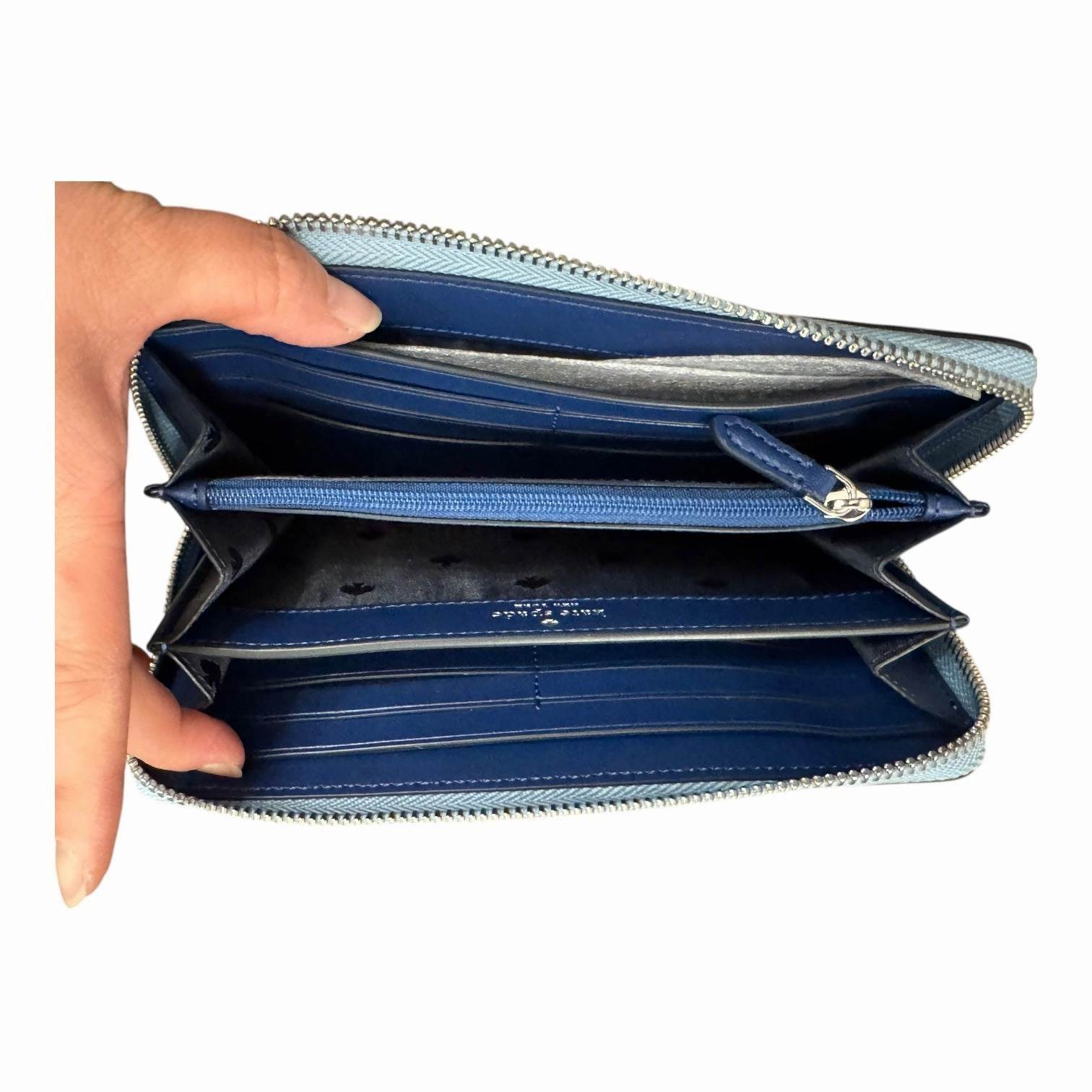 Wallet Designer By Kate Spade In Blue, Size:Medium