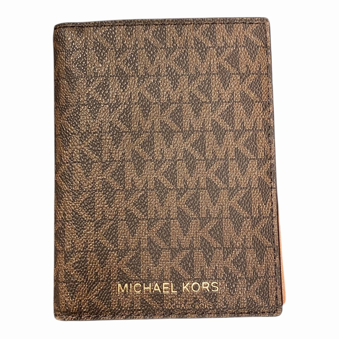 Wallet Designer By Michael Kors In Brown, Size:Medium