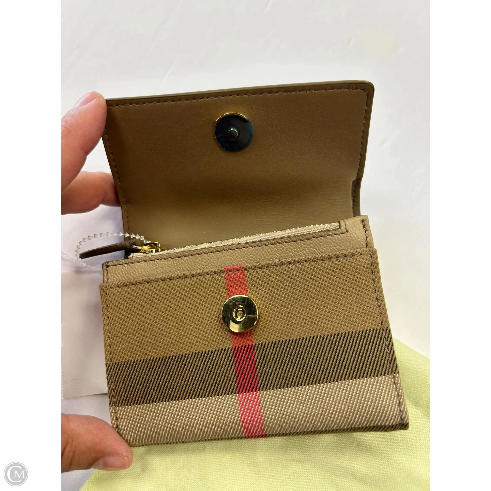 Wallet Luxury Designer By Burberry, Size: Small