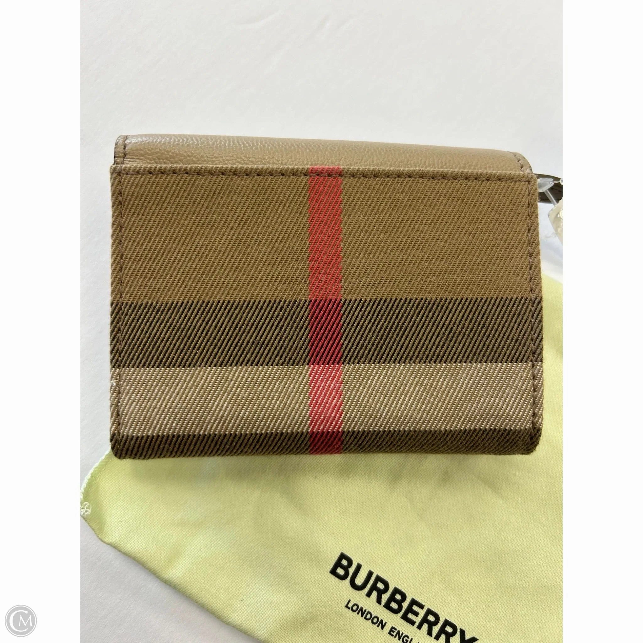 Wallet Luxury Designer By Burberry, Size: Small