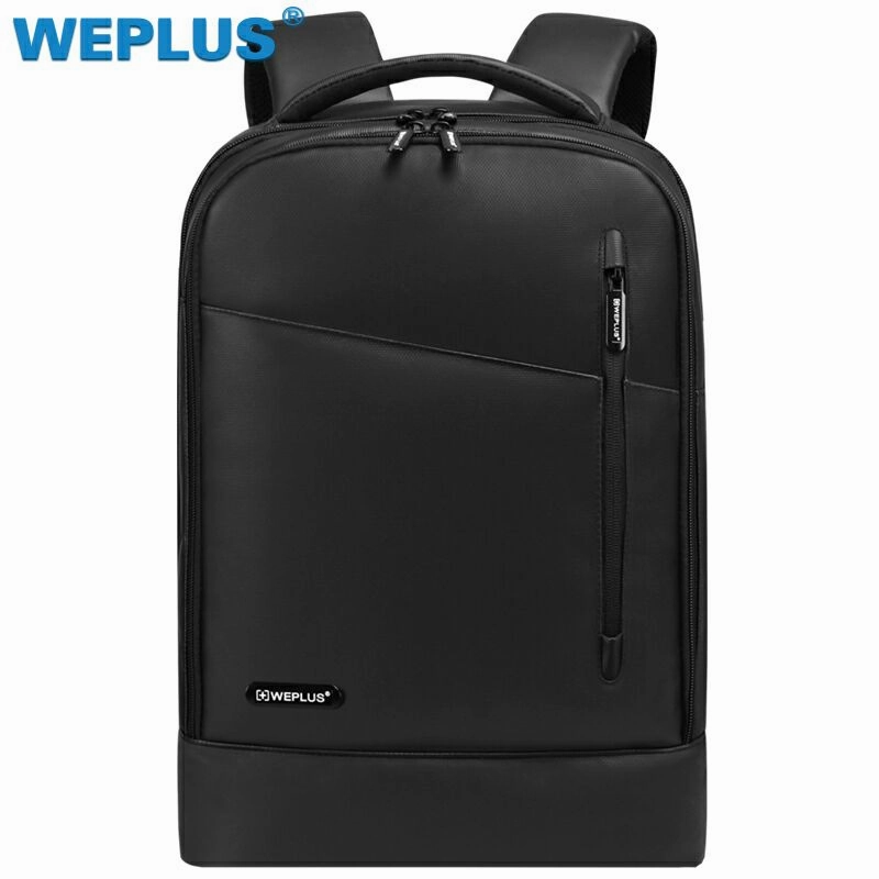 Weplus Backpack Leather 15.6 Men Backpack Inch Laptop Backpack Female Anti Theft Travel Bag
