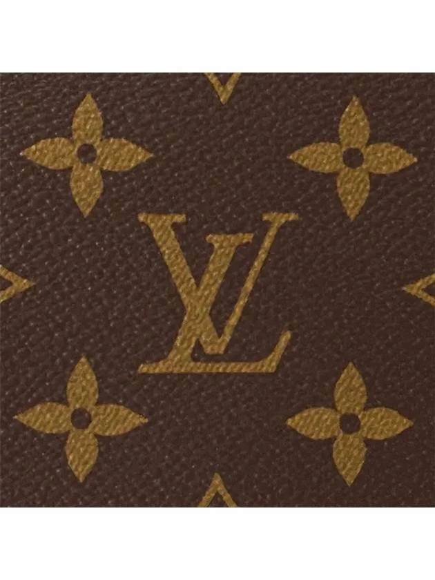 Women's Loop Hobo Monogram Shoulder Bag Brown