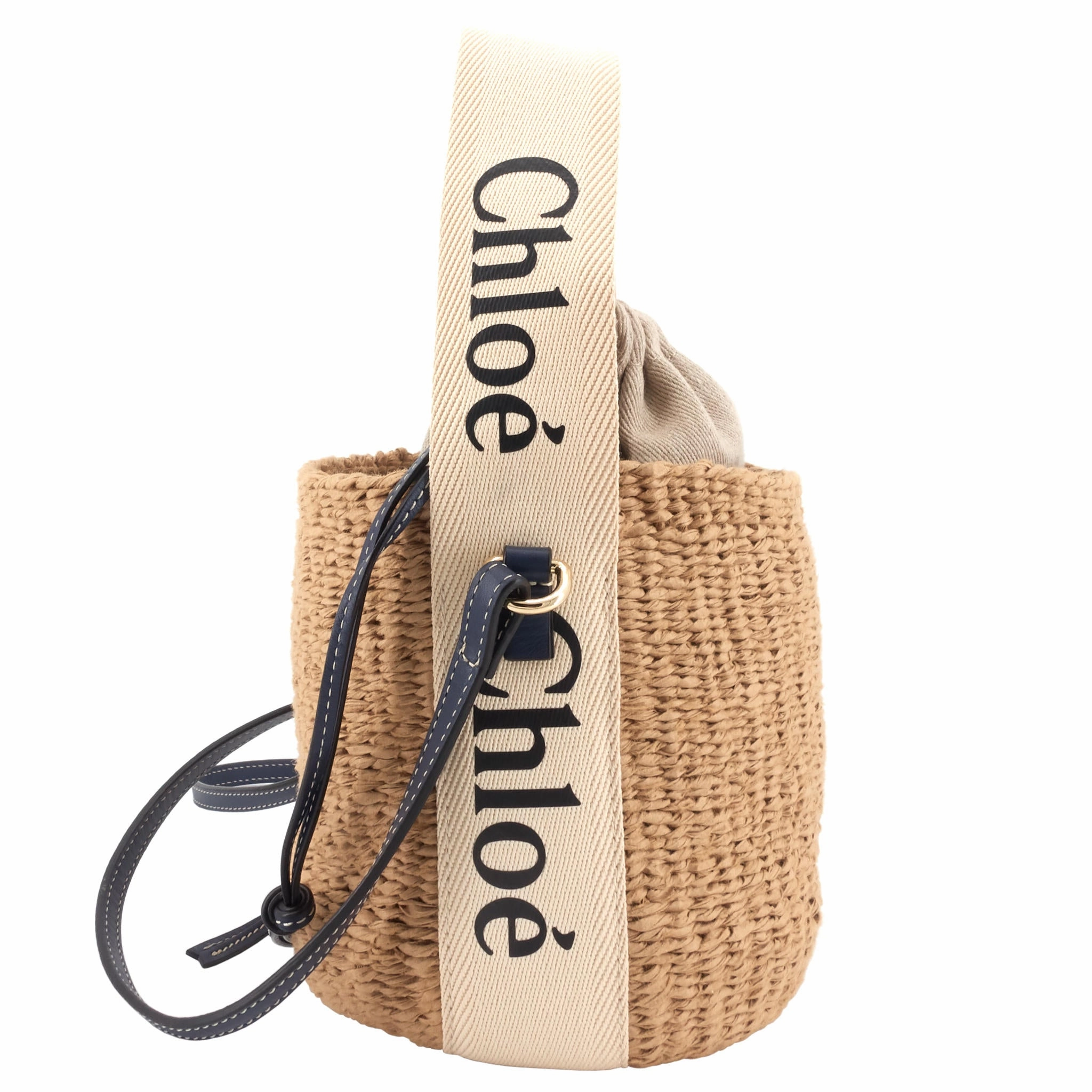 Woody Small Basket Tote Bag