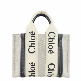 Woody Small Cotton Canvas Tote Bag