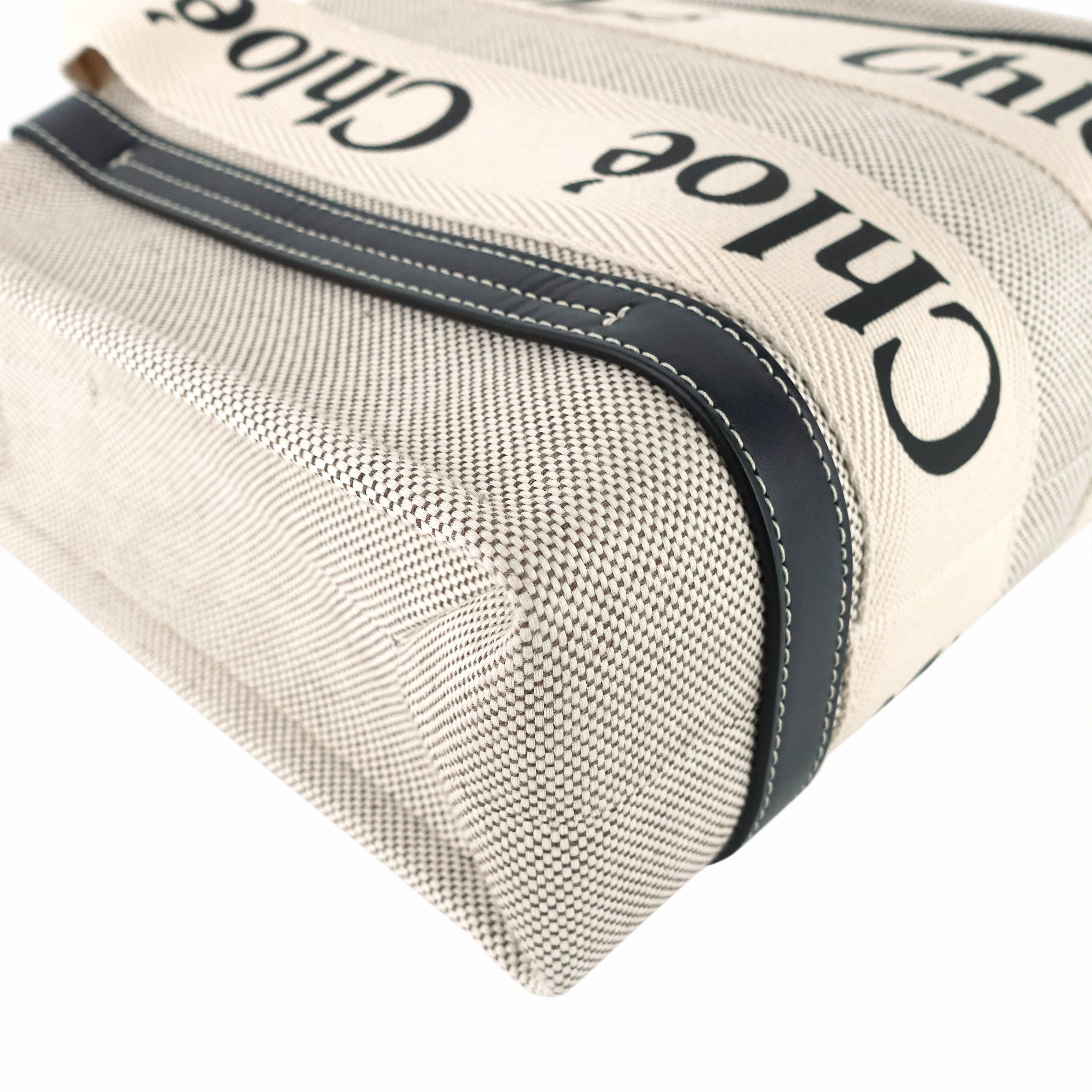 Woody Small Cotton Canvas Tote Bag