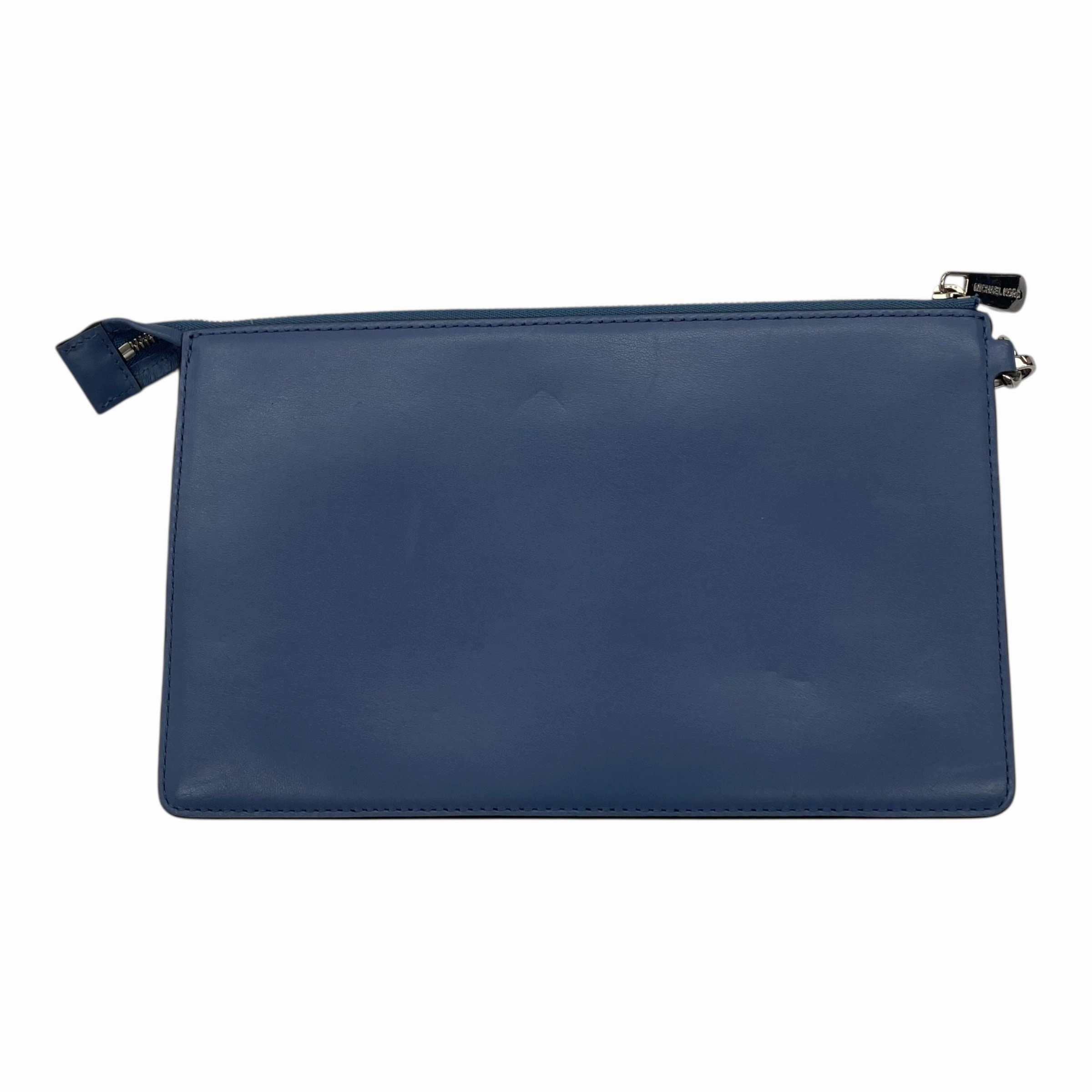 Wristlet Designer By Michael Kors In Blue, Size:Large