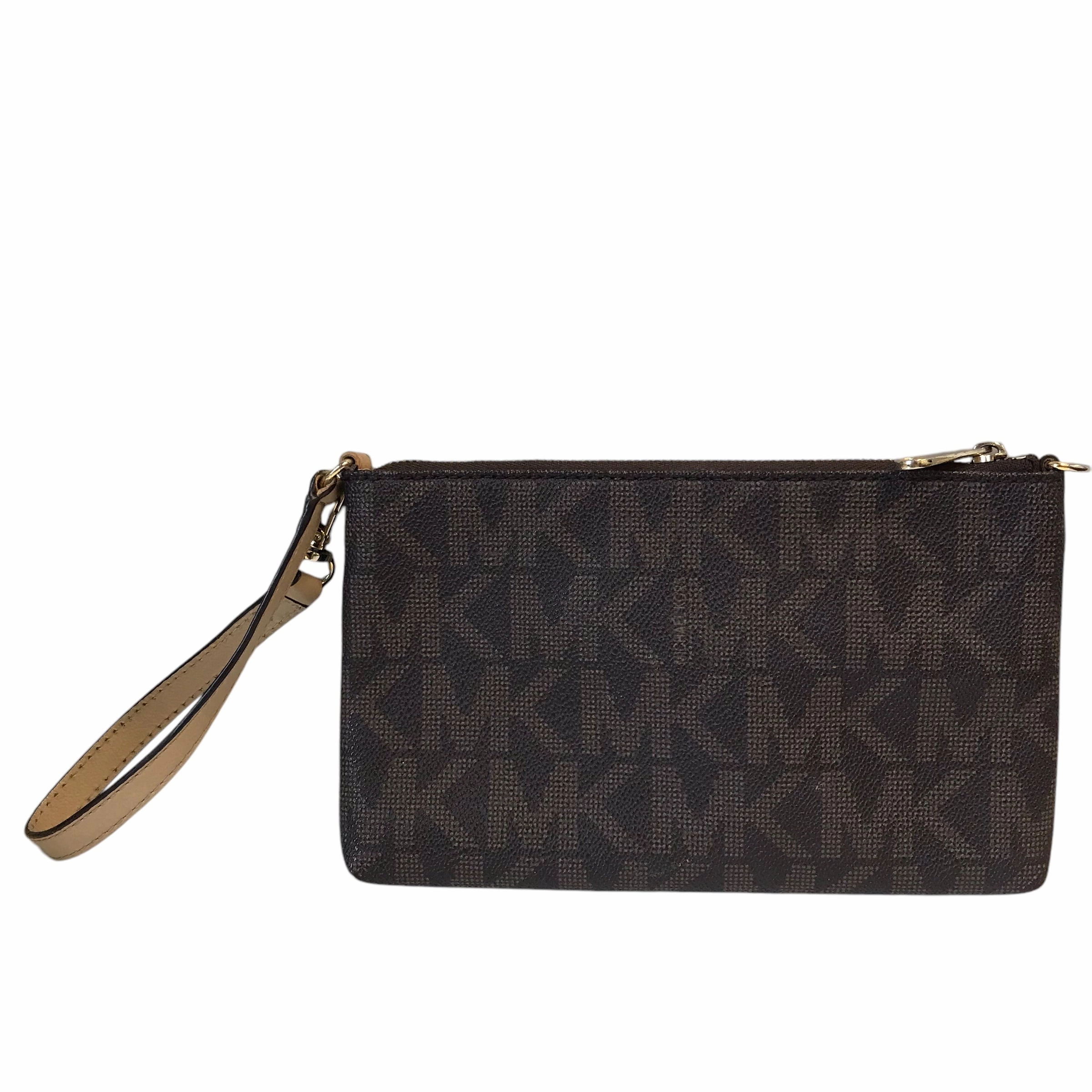 Wristlet Designer By Michael Kors In Brown, Size:Medium