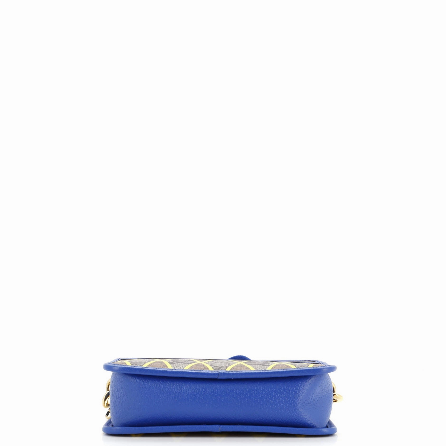 Zip Crossbody Bag Rhombus GG Coated Canvas with Leather Mini