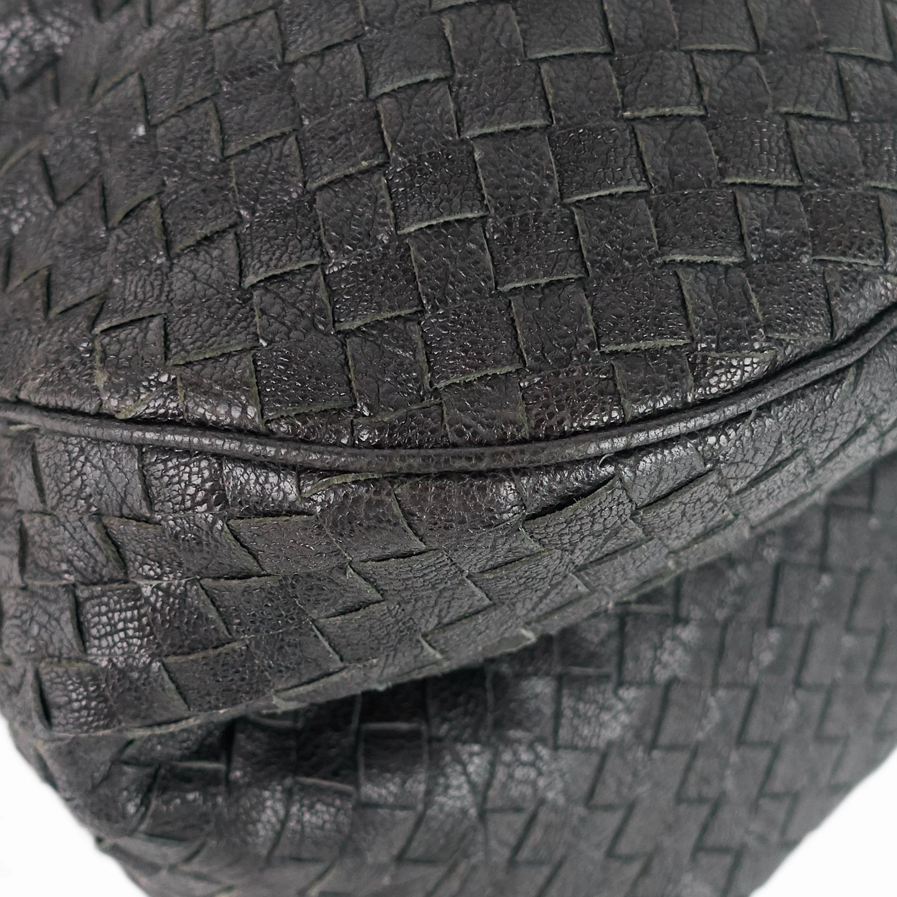 Zipped Intrecciato Nappa Leather Hobo Bag